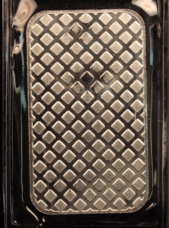 1 TROY OZ. .999 FINE SILVER BAR WALKING LIBERTY DESIGN