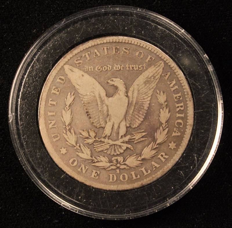 1881-S MORGAN SILVER DOLLAR IN AIRTITE HOLDER