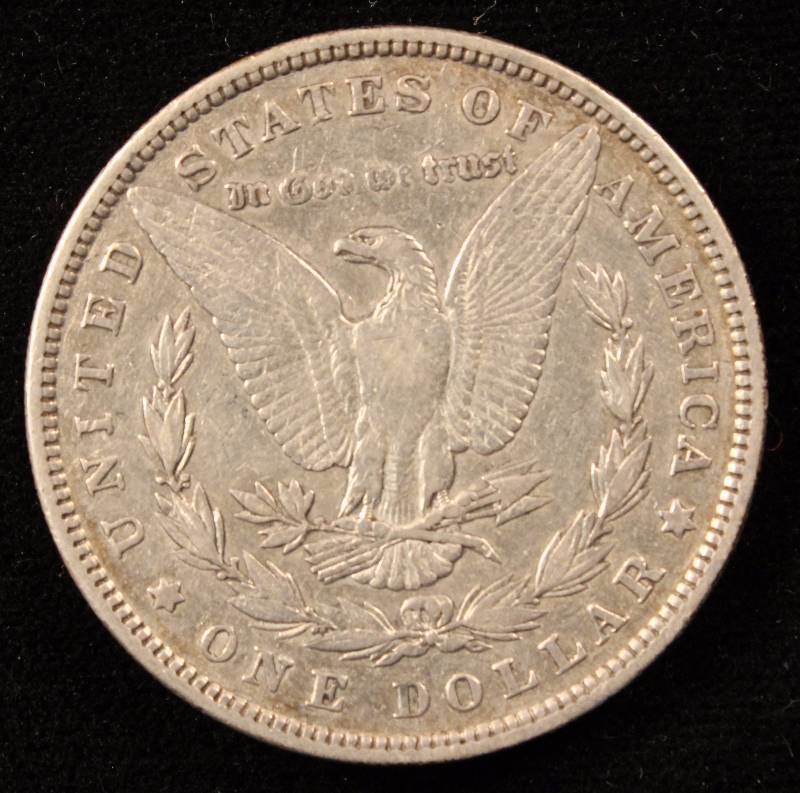 1890 MORGAN SILVER DOLLAR VF