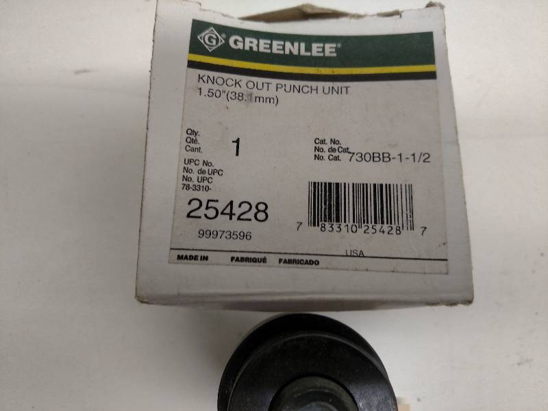 Greenlee Round Knockout Punch Unit,...