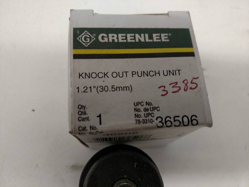 Greenlee Round Knockout Punch Unit,...