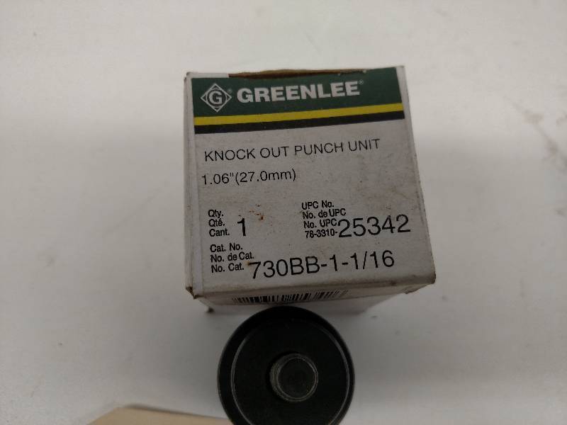 Greenlee Round Knockout Punch Unit,...