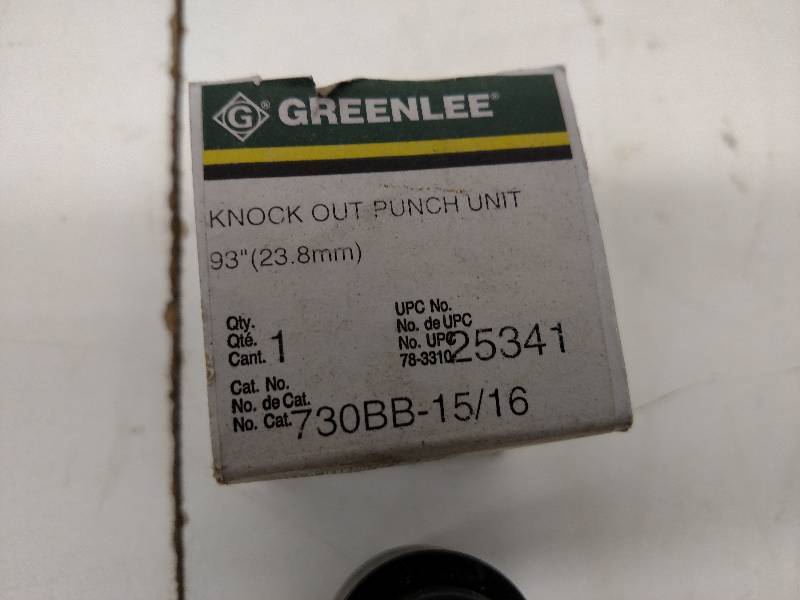 Greenlee Round Knockout Punch Unit,...