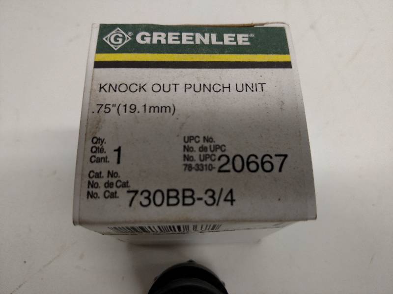 Greenlee Round Knockout Punch Unit,...
