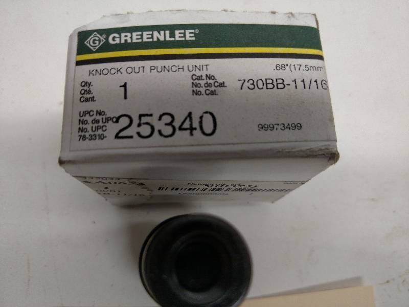 Greenlee Round Knockout Punch Unit,...