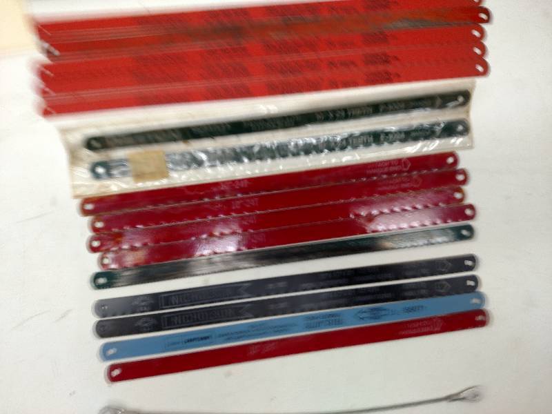 (3) Hack Saws & Asstd Blades...