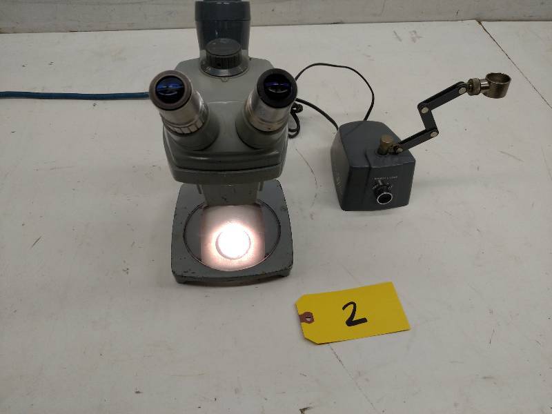 lot 2 image: Bausch & Lomb Microscope, 10X Optic...