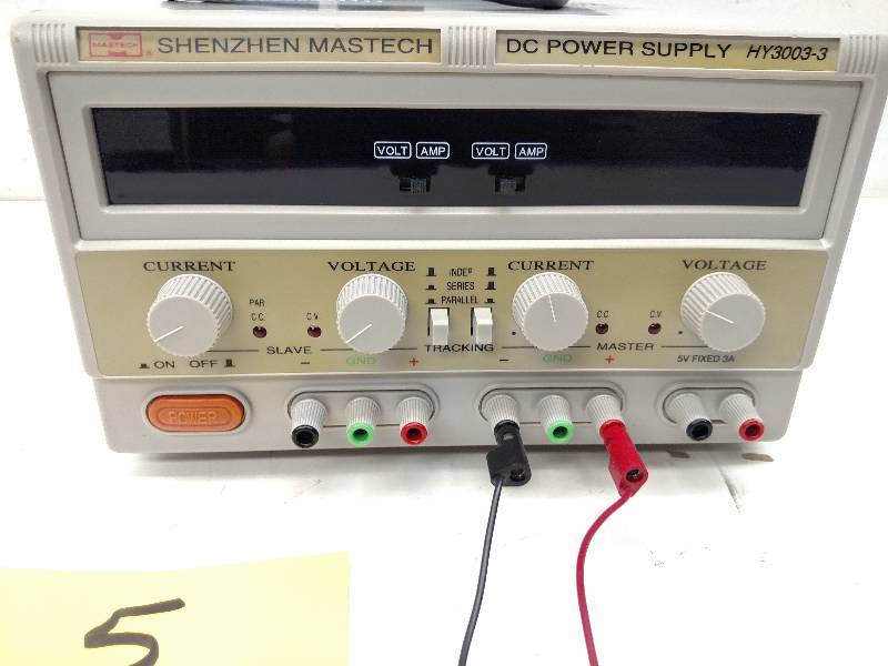 lot 5 image: Shenzhen Mastech HY3003-3 DC Power ...