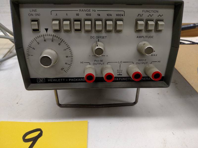 lot 9 image: Hewlett Packard 3311A Function Gene...