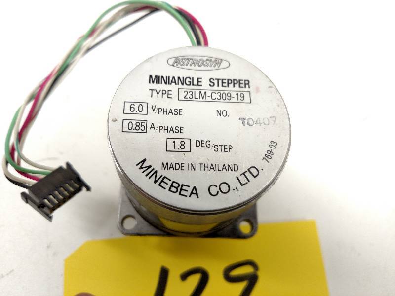 lot 129 image: Minebea Astrosyn Miniangle 23LM-C30...