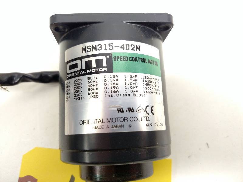 lot 138 image: OM MSM315-402W Speed Control Motor...