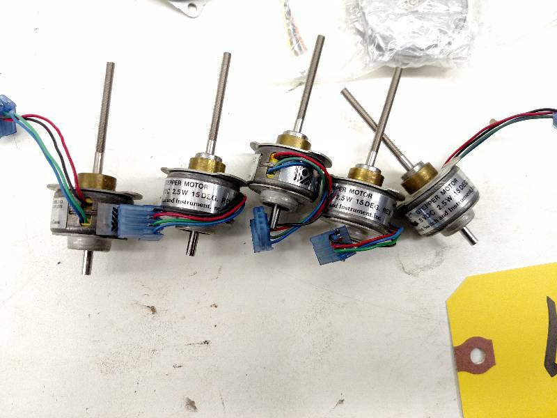 lot 147 image: Asstd Step Motors & Misc...