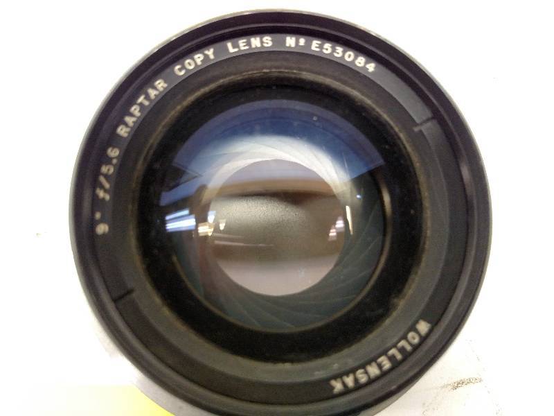 lot 44 image: Wollensak Raptar Copy Lens...