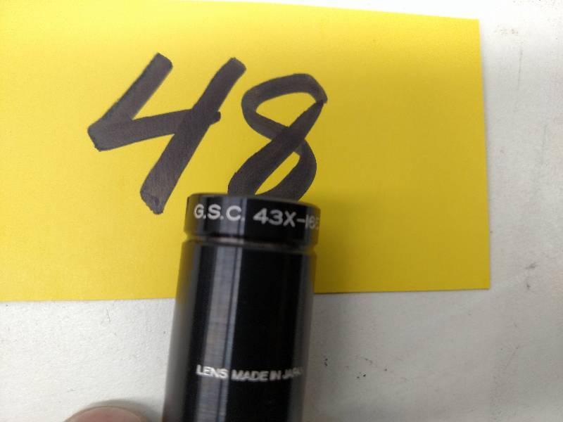 lot 48 image: 3M G.S.C. Optical, 43X-165...