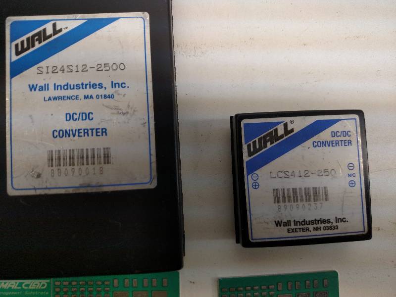 lot 87 image: (4) Wall DCDC Converters & Misc...
