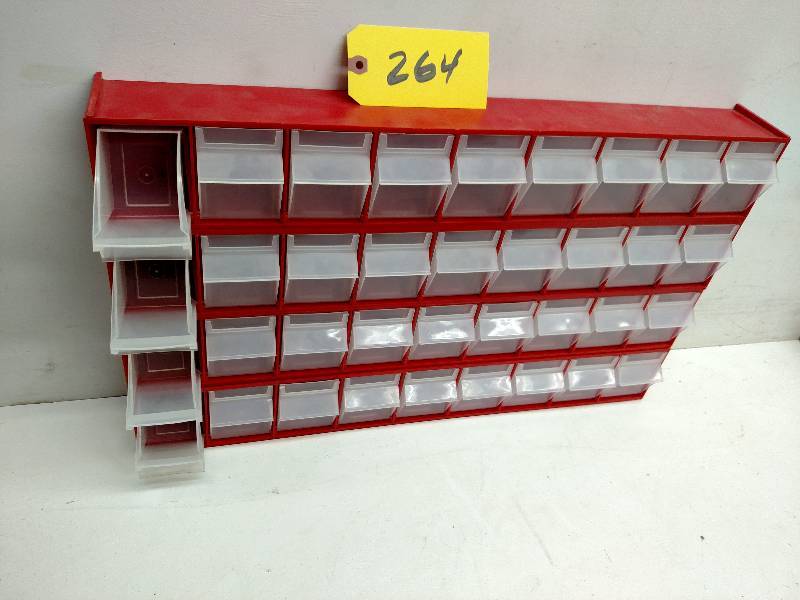 lot 264 image: Maidware 36 Drawer Parts Cabinet...