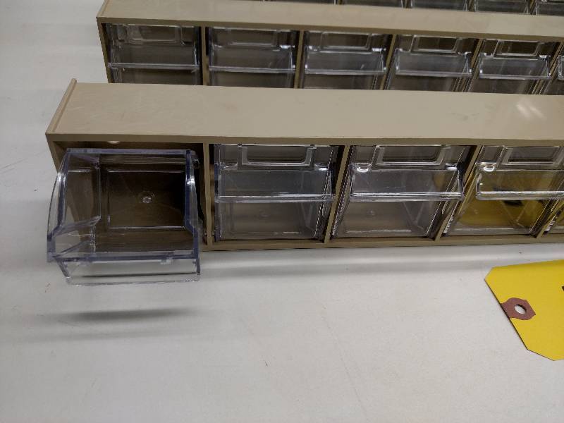 lot 266 image: (3) Quantum Storage 9 Drawer Parts ...