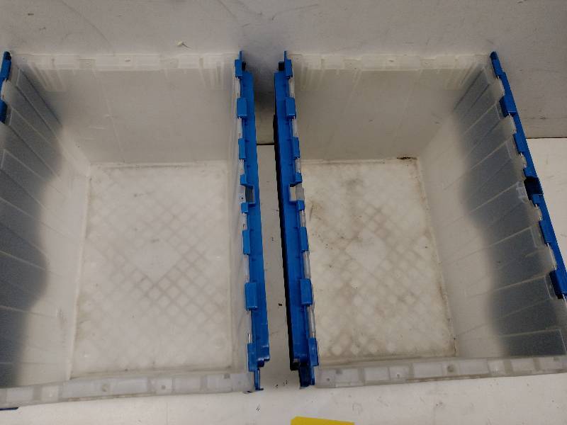 lot 281 image: (2) Monoflow Boxes, (1) Has Cracks...