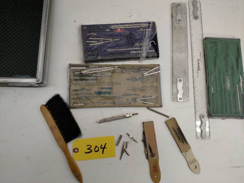 lot 304 image: Asstd Drafting Tools & Misc. with ...