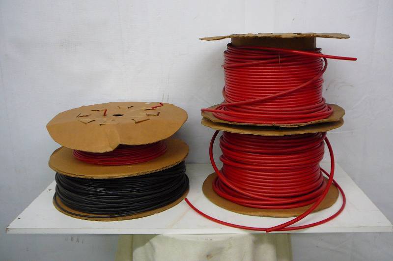 Red LLDPE Hose 38 - 14 - 18  4 Rolls