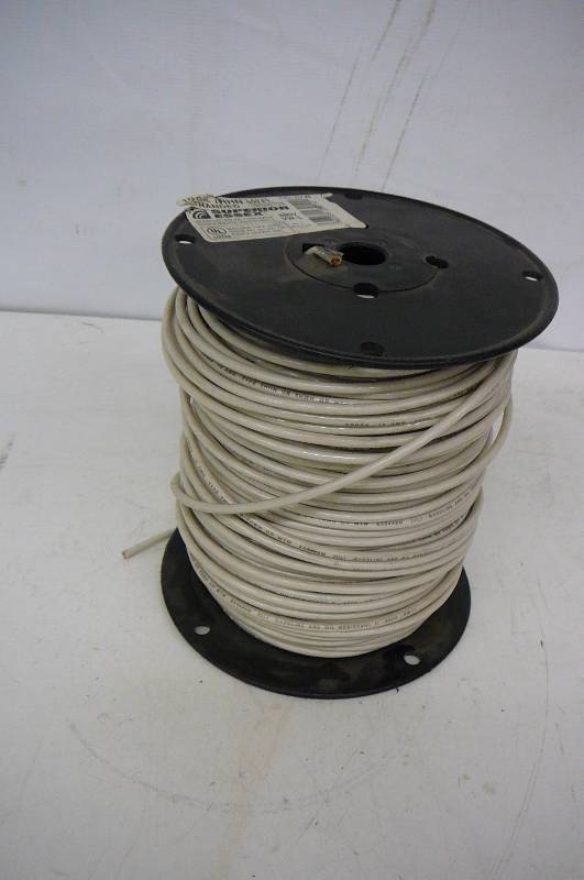 Wire 10 GA White Stranded Copper 15LBS 500FT