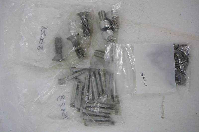 Bolts M4 x 15  12 x 58 - 38 x 2 18