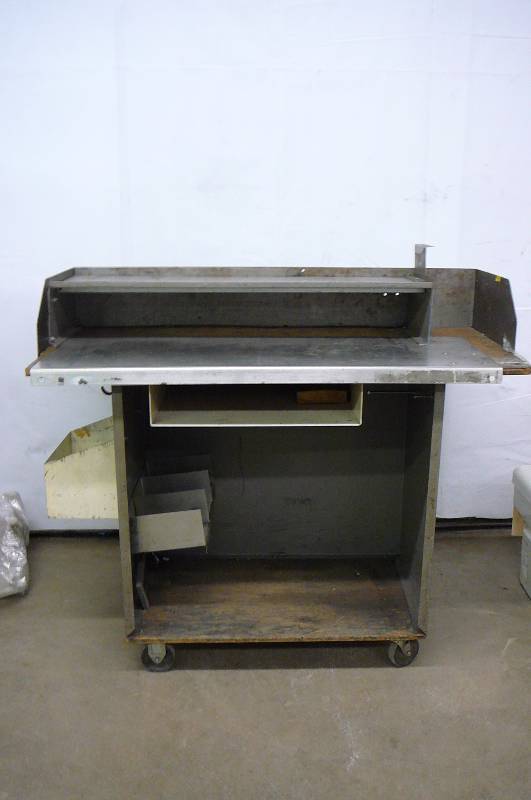 Work Cart on casters 4 wide x 2 deep x 41 High