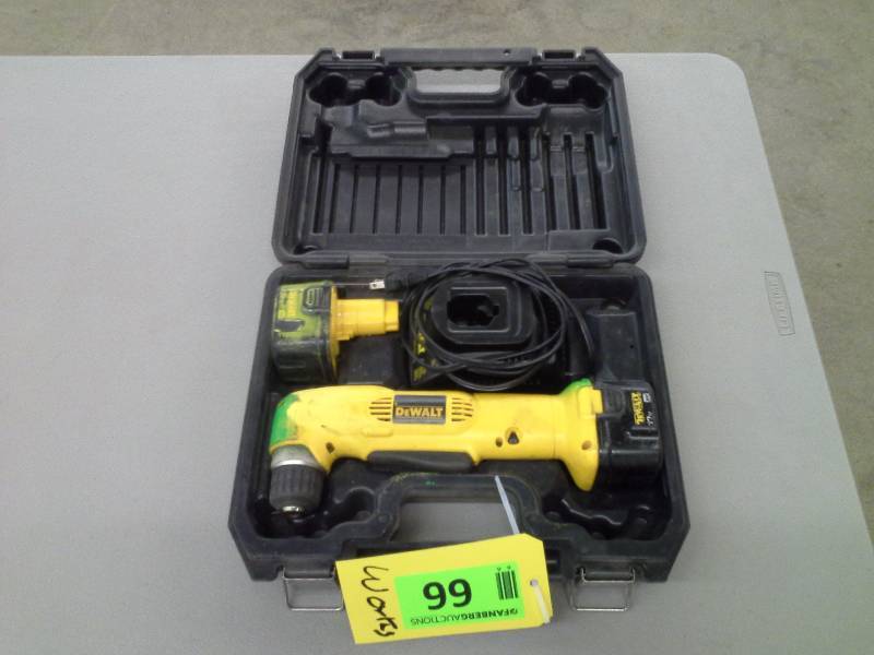 lot 66 image: DeWalt DW956 Right Angle DrillDriver