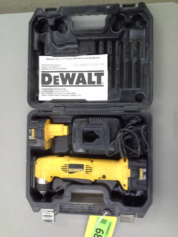 lot 68 image: DeWalt DW965 Right Angle DrillDriver