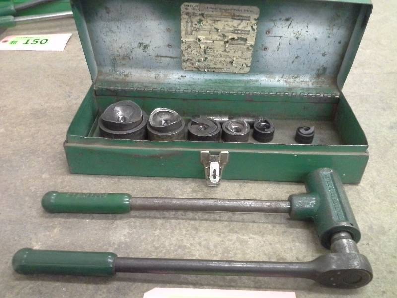 lot 149 image: Greenlee Ratchet 1804 Knockout Punch Driver