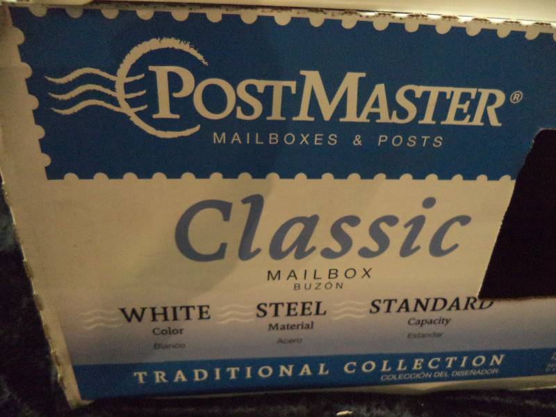 PostMaster Classic White Mailbox