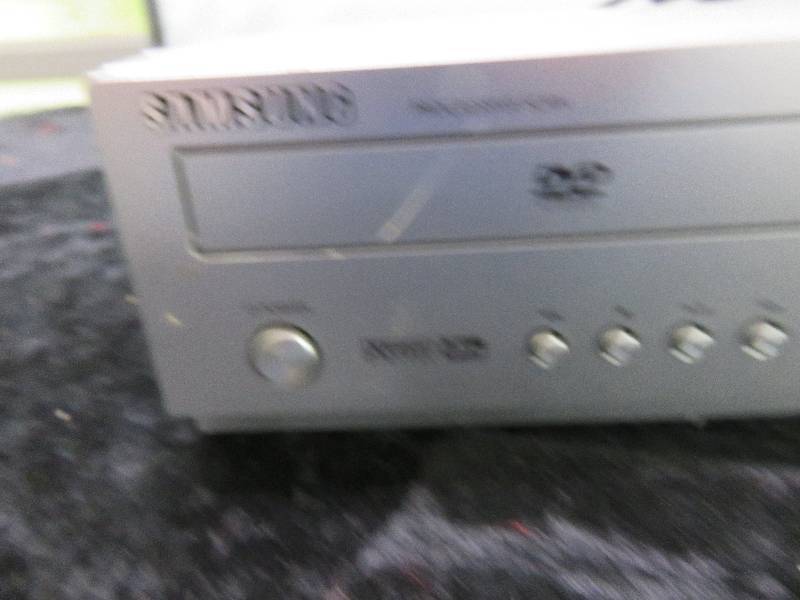 DVD and VHS player