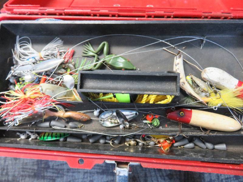 tackle box with tackle