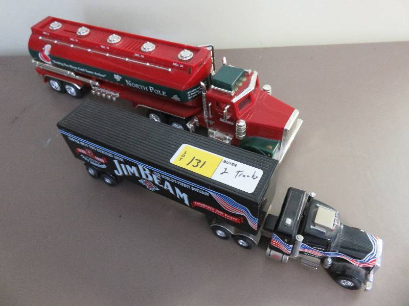 Jim Beam truck and trailer