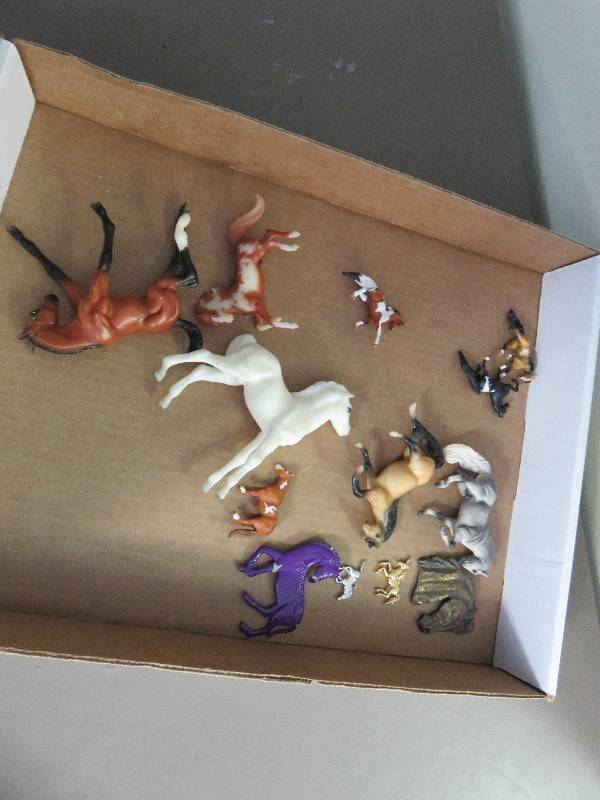 plastic horses