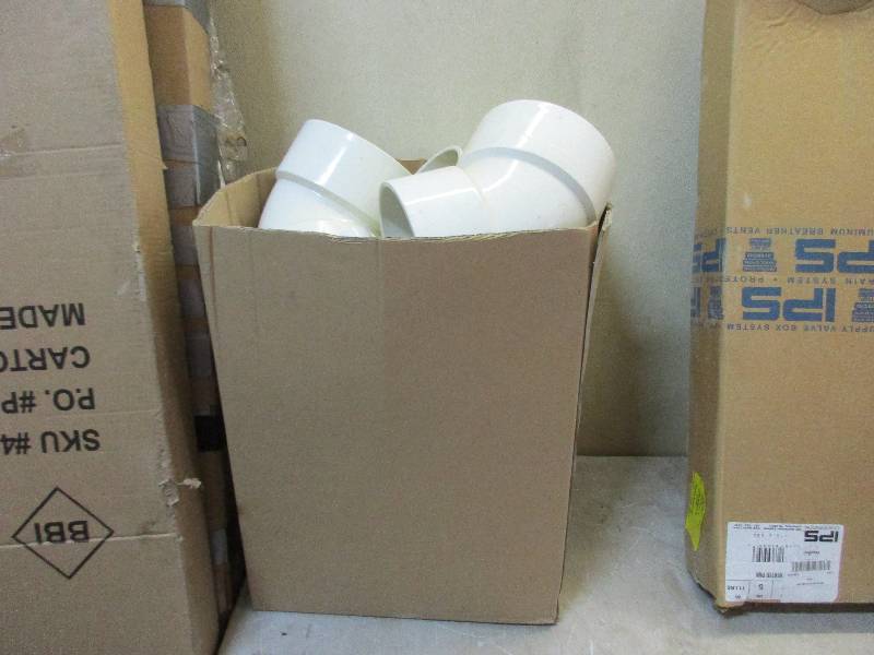 Box of PVC fittings