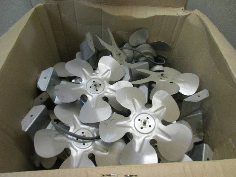 fan blades and motor