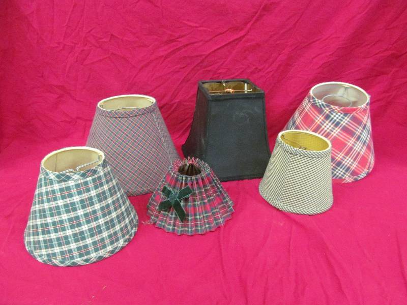 lot 58 image: lamp shades