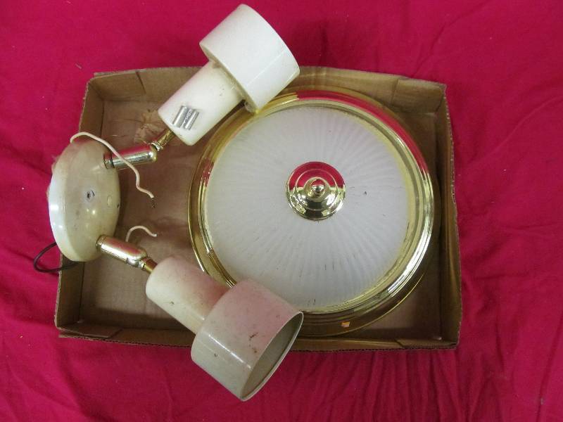 lot 97 image: ceiling light fixtures