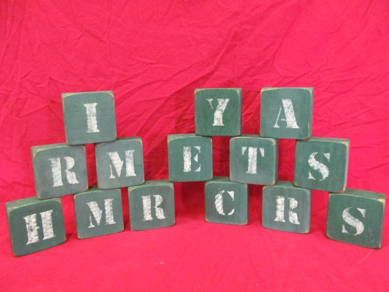 lot 117 image: wood blocks