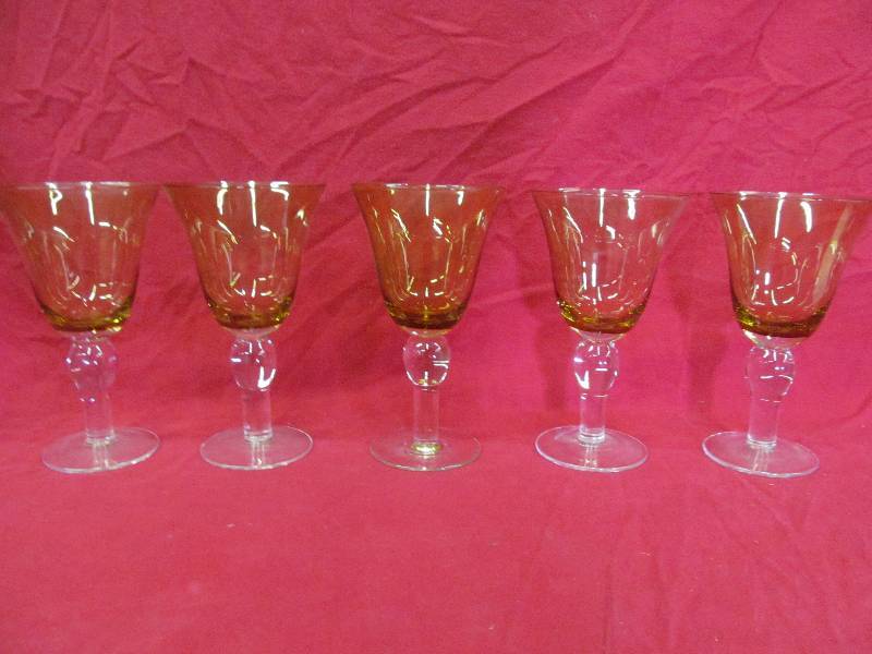 lot 135 image: A MBER GLASSES