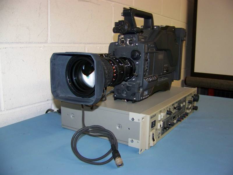 lot 72 image: Sony, Video Camera with Fujinon Lens and Sony Camera Control Unit