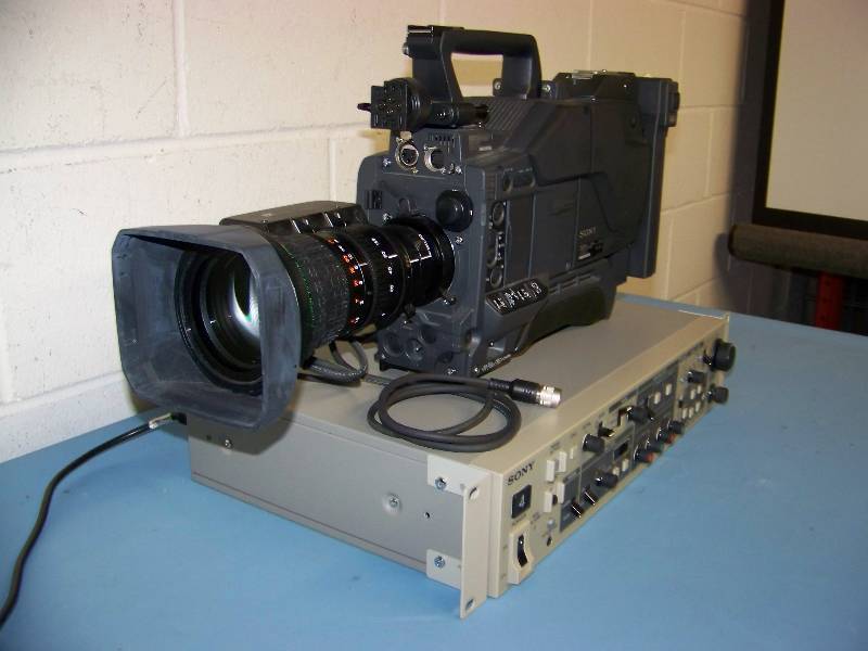 lot 73 image: Sony, Video Camera with Fujinon Lens and Sony Camera Control Unit