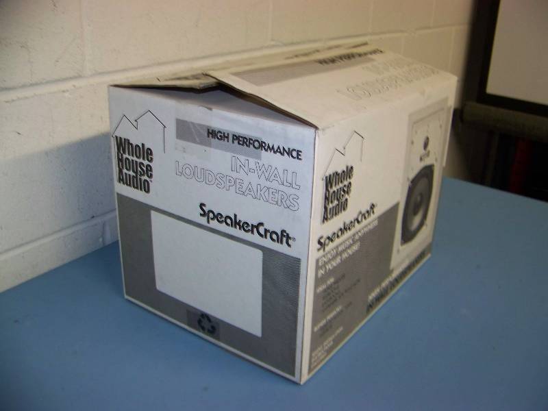 lot 71 image: (Pair) SpeakerCraft, Whole House Audio, In-Wall Loudspeakers  Speakers - BRAND NEW in original box