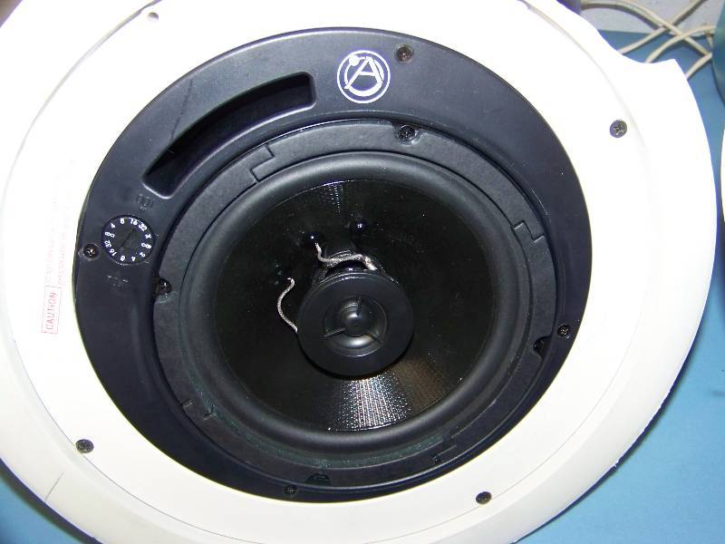 lot 69 image: (6) Atlas Sound, In-Ceiling  Ceiling, 6, Recessed Speakers  Loudspeakers