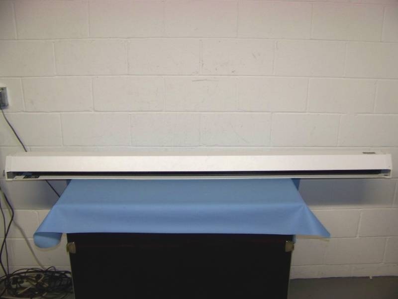 lot 28 image: Da-Lite, Cosmopolitan, Powered, Projection  Movie Screen