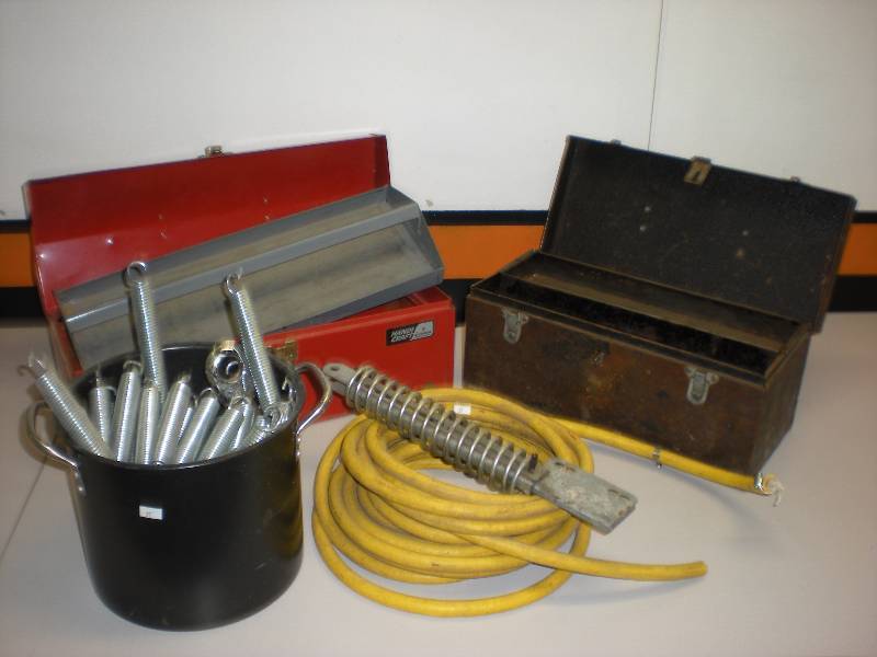 TOOL BOXES, AIR HOSE AND SPRINGS