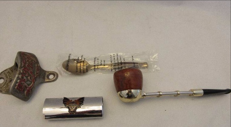 This and That - Advertising Pen Knives, Pipe, Shoe Horn, Coins