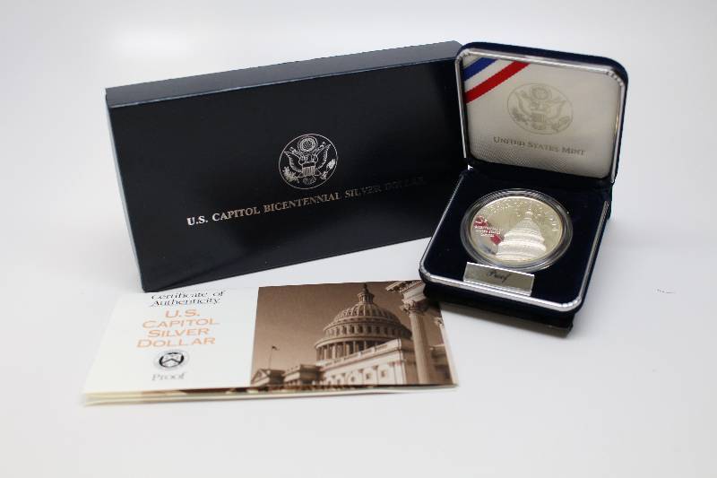 1994 United States Captial Bicentennial Silver Dollar Proof Coin