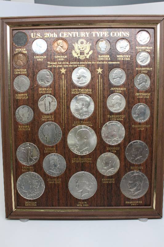 Coins of the 20th Century Collection Plaque
